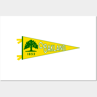 Oakland Flag Pennant Posters and Art